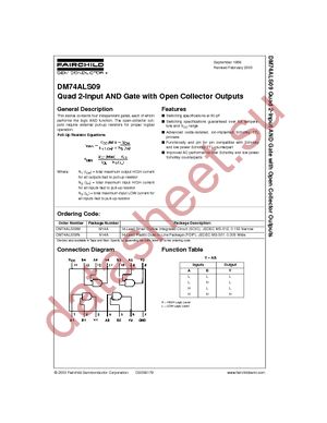 DM74ALS09MX datasheet  